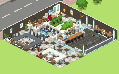 Restaurant City, a game on Facebook