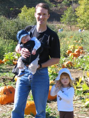 Pumpkin picking tires me out