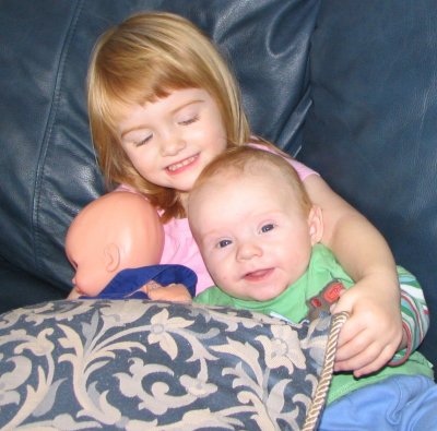 Sophie, Collin, and baby Marky