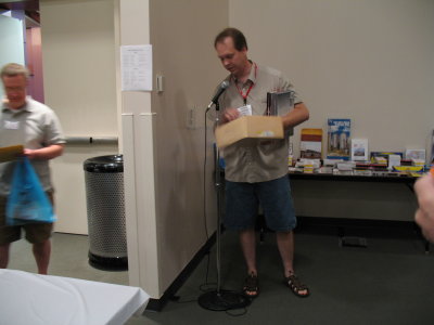 Dan Kohlberg Giving Away Door Prizes