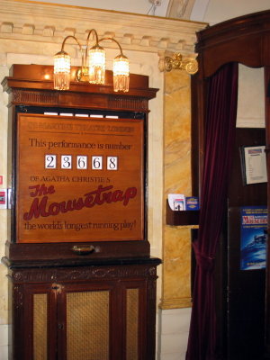 London - The 23,668th showing of Mousetrap