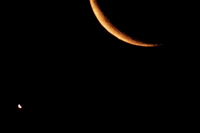 Moon Venus Occultation 04/22/09