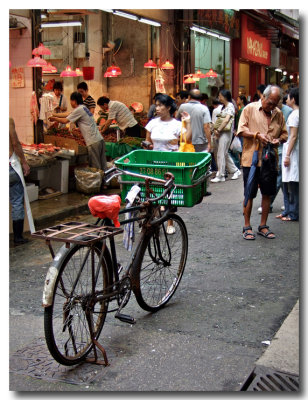 an old bicycle