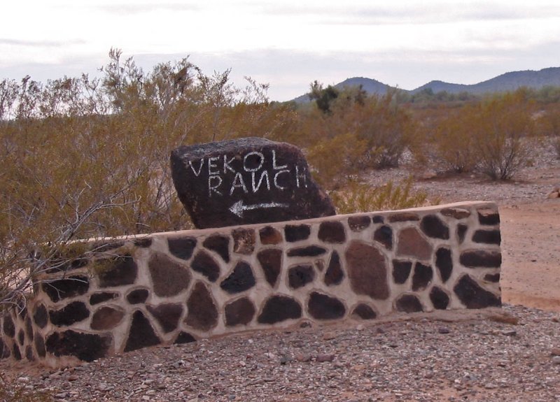 Vekol Ranch Entrance