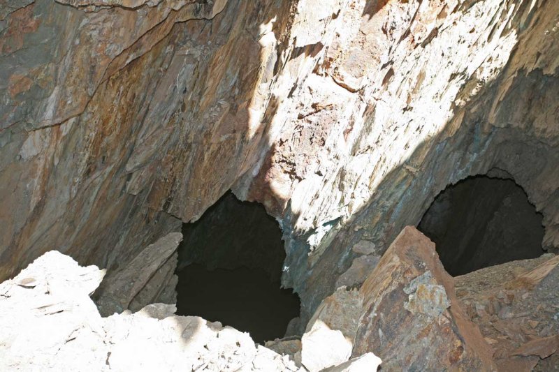 The Two Main Shafts - 600 Feet Deep