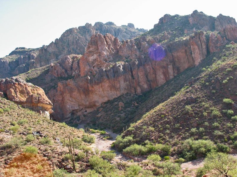 Beginning of Martinez Canyon Loop