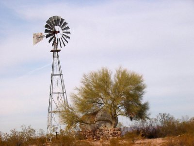 Well and Tank near Corral