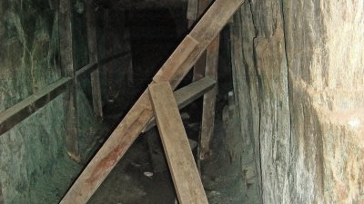 Collapsed Overhead Beams
