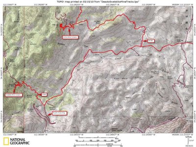 Desoto & Swatstika Mine Map