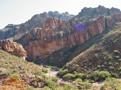 Beginning of Martinez Canyon Loop