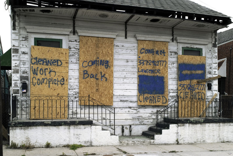 Coming back, a house in Treme.