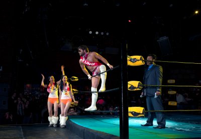 Lover Boy Joey Ryan prepares to take on the Crazy Chickens.