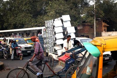 Streetscene, New Delhi.