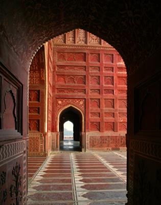 Mosque, Taj Mahal, Agra.