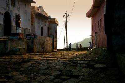 On the way to Galta temple, near Jaipur.