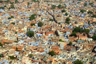 The Blue City from Mehrangarh Fort, Jodphur.