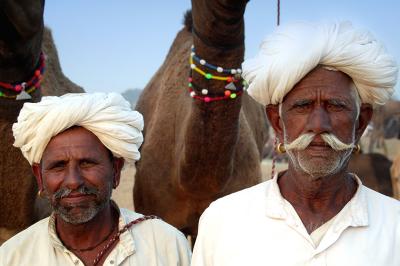 Camel herders, Pushkar.