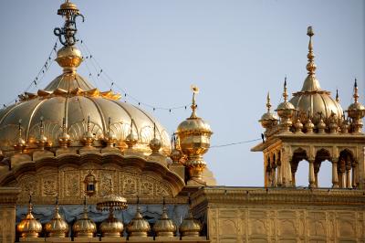 Top of the Golden Temple, Amritsar.