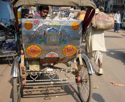 Bicycle rickshaw, Varanasi.