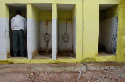 Public urinal, Pushkar.