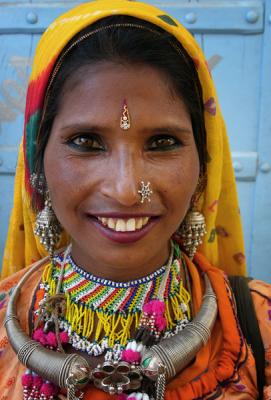 Gypsy woman, Pushkar.
