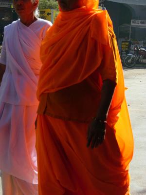Glowing orange sari, Pushkar.