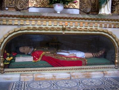 Likeness of San Gaudencio, martyr, Oaxaca.