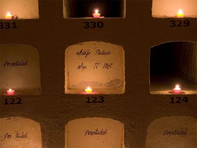 Crypts, San Miguel Cemetery, Oaxaca.