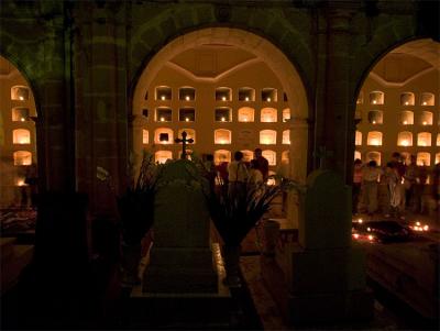 Crypts, San Miguel Cemetery, Oaxaca.