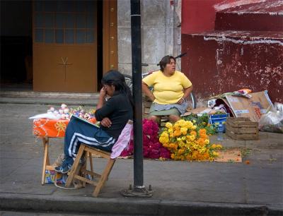 Two vendors, Oaxaca.
