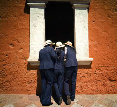 Tour guides, Santa Catalina.