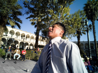 Preaching, Arequipa.