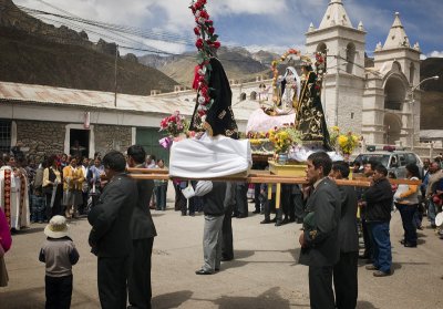 Procession in Chivay.