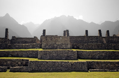 Stonework, buildings.