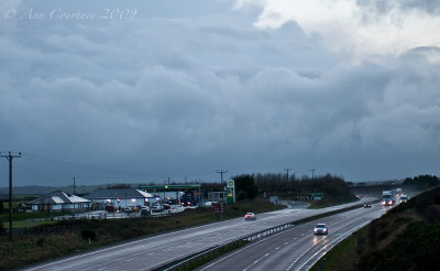 A30 as evening approaches