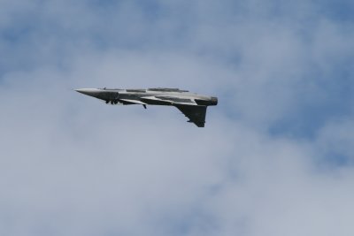 Saab Gripen - upside down