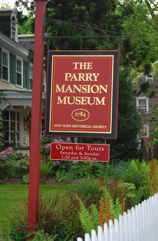 The Parry Mansion (sign)
