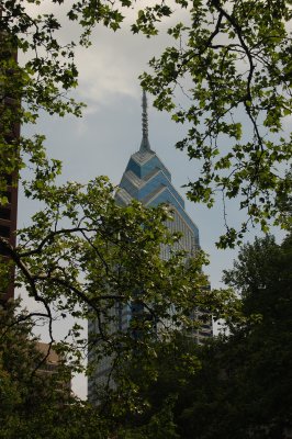 One Liberty Place From Rittenhouse Square