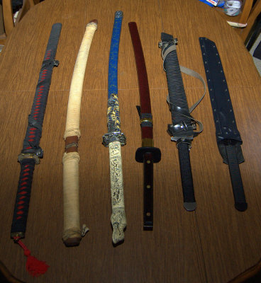 All Swords - In Scabbards