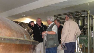 joe with mick & ian seeing the mash tun