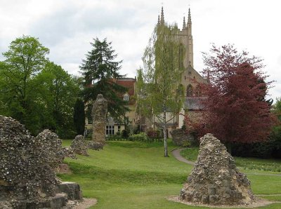 cathedral from abbey grounds