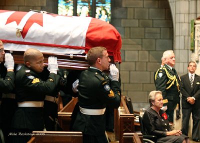Cpl. Jason Warren's Funeral, St. Andrew & St. Paul's Church With Lt. Gov. Lise Thibault