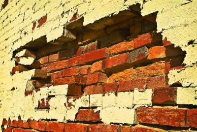 100 Year Old Brick Wall Detail