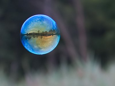 Sunset in a Soap Bubble