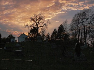 Cemetery Sunset