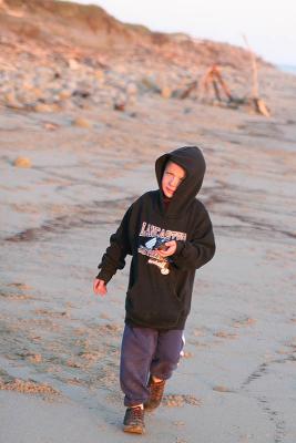 On the Beach at Sunset in Ventura