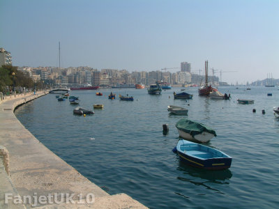 Waterfront at Sliema,Malta