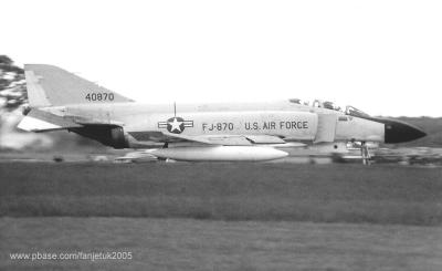 McDonnell F-4C Phantom 64-0870 81st. TFW