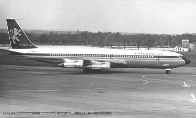 Boeing 707 G-AWWD Caledonian Airways