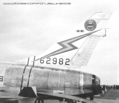 F-100 56-2982 20th TFW